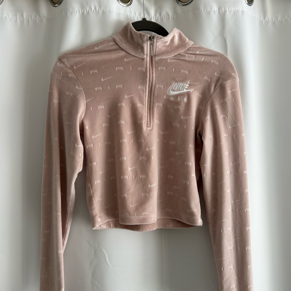 XS Nike Women's Pink Long Sleeve Top